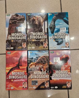 VHS bbc Nel mondo dei dinosauri Serie Completa 1-6