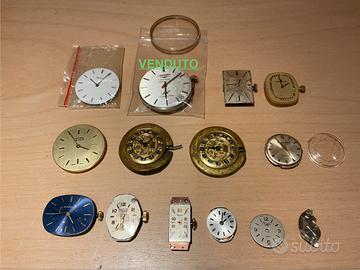 Movimenti orologi ZENITH, UNIVERSAL GENEVE, OMEGA,