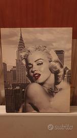 quadro Marilyn Monroe bianco e nero