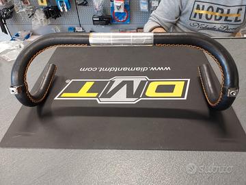 Manubrio corsa vintage nuovo 43cm in pelle