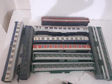 carrozze ferroviarie h0 da restaurare 