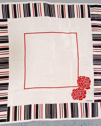 Foulard Chanel 100% seta, anni '80-'90