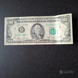 Banconota 100 Dollari USA 1988