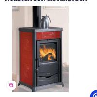 STUFA A LEGNA HYDRO MOD. ROSSELLA  PLUS NORDICA CO