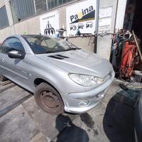 Peugeot 206 cc 1.6 b 2004 nfu per ricambi