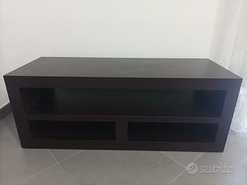 MOBILE  IN LEGNO MASSELLO STILE ETNICO PORTA TV