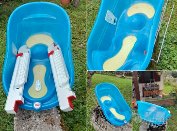 Vaschetta bagnetto con supporto per vasca