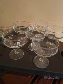 6 bicchieri Rosso Antico