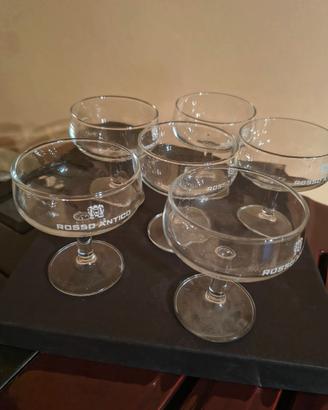 6 bicchieri Rosso Antico