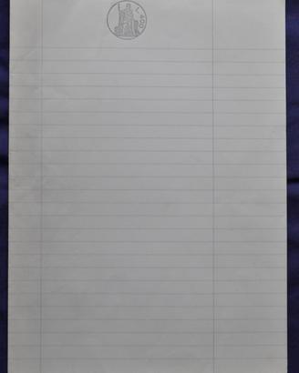 FOGLIO DI CARTA BOLLATA DA £.400 DEL 1969