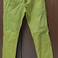 Pantalone jeans giallo alta linea size taglia 16 y