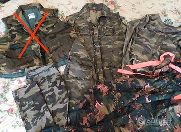 vestiti militari donna tg. xl