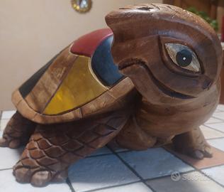 tartaruga in legno