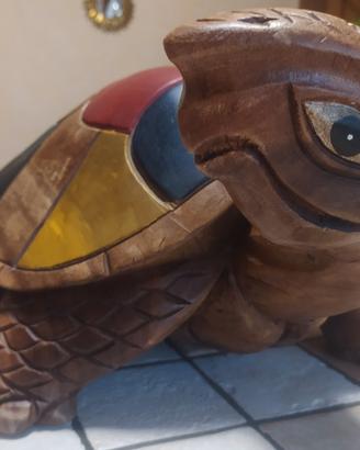 tartaruga in legno