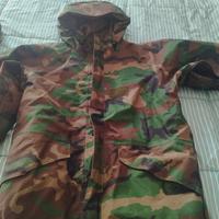 giacca parka + pantalone in goretex tg48  