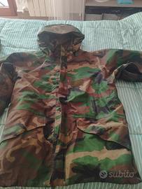 giacca parka + pantalone in goretex tg48  