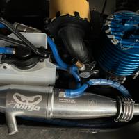 Motore Sirio 3,5cc S21 BXT1S scarico Schepis Ninja