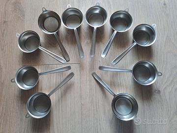 INOXBECK - 10 colini nuovi da tè in acciaio inox