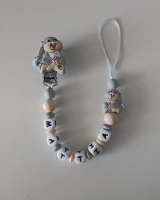 catenella portaciuccio personalizzata 