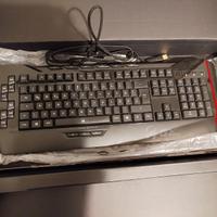 MANTICORE tastiera gaming Pc + mouse GX Gila