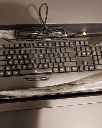 MANTICORE tastiera gaming Pc + mouse GX Gila