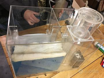 Vasca filtraggio aquario