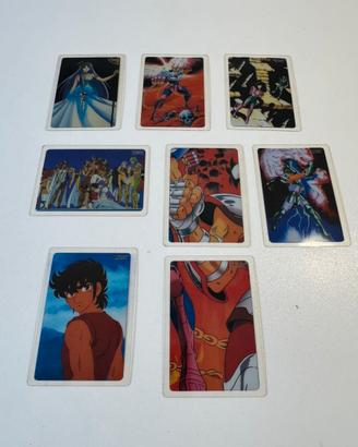 Lotto carte lamincards dei Cavalieri dello Zodiaco