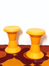 2 Sgabelli SPACE AGE Anni 70 By GIGANPLAST