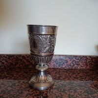 calice pisside in argento portapenne vaso 