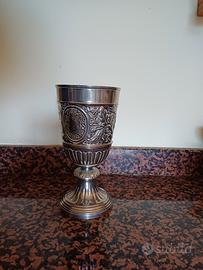 calice pisside in argento portapenne vaso 