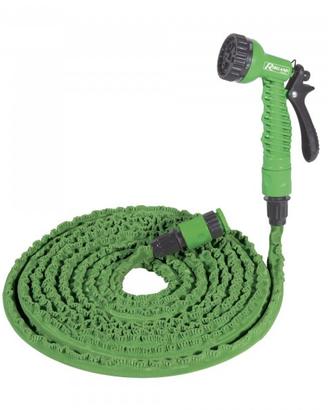 Tubo irrigazione giardino estensibile 15m pistola