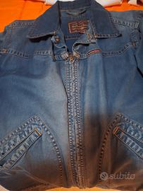giubbotto jeans marlboro vintage