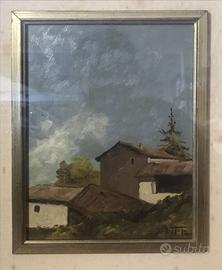 QUADRO olio su masonite 25X20 TOTTOLO S: