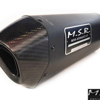 SCARICO OMOLOGATO MOTO MSR INOX KYMCO MALAGUTI DUN