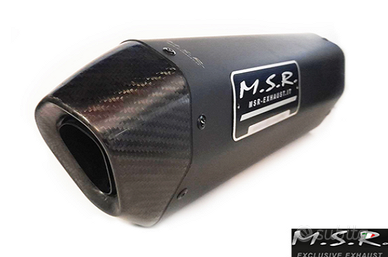 SCARICO OMOLOGATO MOTO MSR INOX KYMCO MALAGUTI DUN