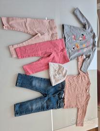 Abbigliamento primaverile bambina 9-12 mesi