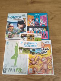 lotto 4 giochi Wii + Just dance 2014 Wii U 