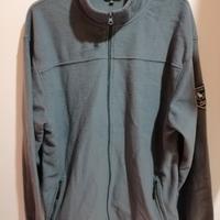 Giacca felpa pile tg XXL full zip Coveri unisex