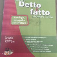 Libro scolastico “nuovo detto e fatto”
