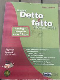 Libro scolastico “nuovo detto e fatto”
