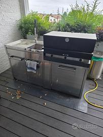 cucina da esterno inox
