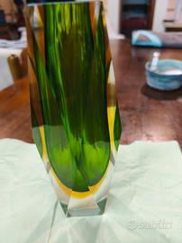 vaso di vetro di murano sommerso 