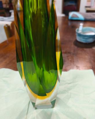 vaso di vetro di murano sommerso 