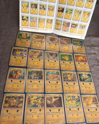 Lotto quasi completo Pikachu 30° Anniversario