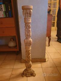 Colonna portafiori portavaso stile indiano