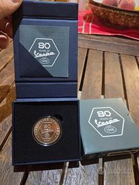 Moneta 80 anni della vespa 
