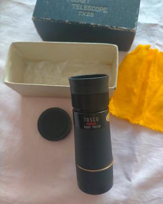 Monocolo vintage TOSCO, modello Poket 7x25 