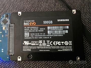 SSD Samsung 860 EVO 500GB SATA 2.5" – Nuovo