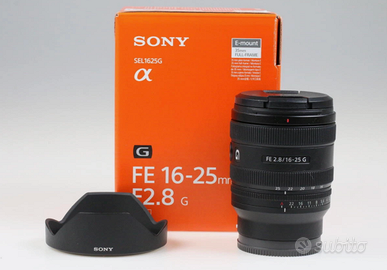 SONY 16 25mm f 2.8 G garanzia