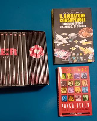 cofanetto 15 dvd poker texas hold'em+ 4 libri